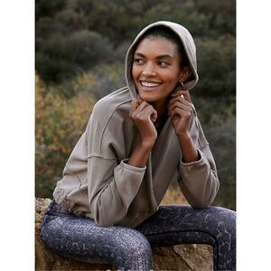 Anthropologie Saturday Sunday Faux Wrap Cinched Waist Sharon Hoodie